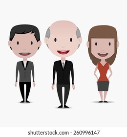 Business people set