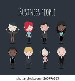 Business people set