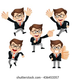 Business people set