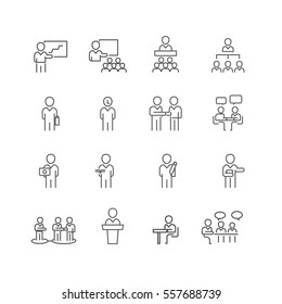 Business and people set icons,Vector