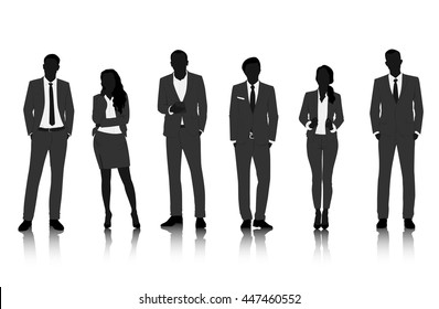 Business People Silhouettes