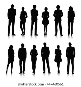 Business People Silhouettes