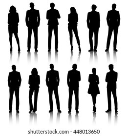 Business People Silhouettes