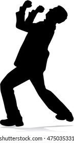Business people. Silhouettes conceptual.