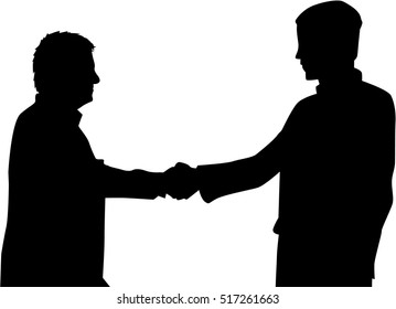 Business people. Silhouettes conceptual.