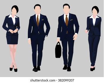 BUSINESS PEOPLE IN SMART CASUAL