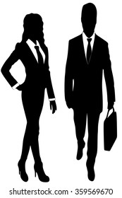 business people standing