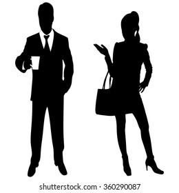 business people standing