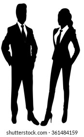 business people standing