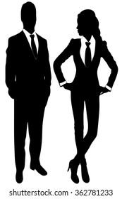 business people standing