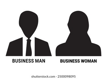 business people standing, walking, men, women full length. Business concept. illustration Vector EPS 10