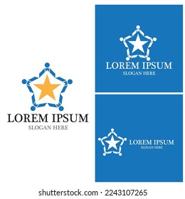 Business People Success Logo Vector Template