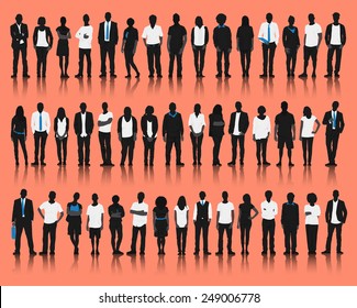 Business People Team Connection Corporate Vector Concept