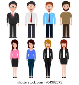 Business People teamwork ,cartoon character. Vector illustration 