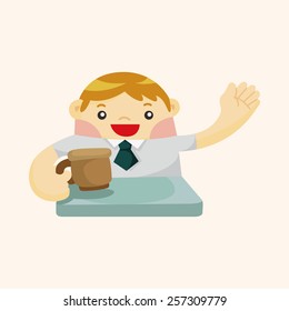 business people theme elements vector,eps