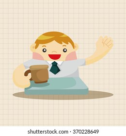 business people theme elements vector,eps