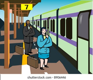 電車 ホームドア のイラスト素材 画像 ベクター画像 Shutterstock