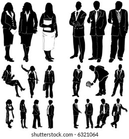 business people vector 1 (clothes detail)