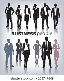 business people vector