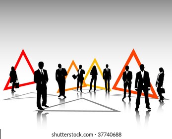 business people vector