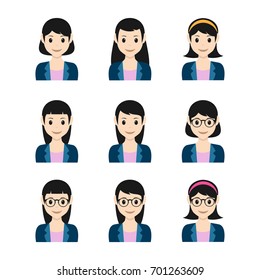 business people vector avatar