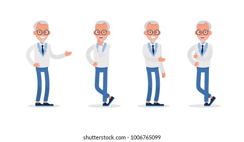 business people vector character design 
