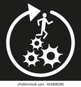 business people, vector icon