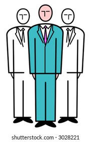 Business People. Vector Illustration