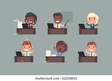 Business people vector illustration