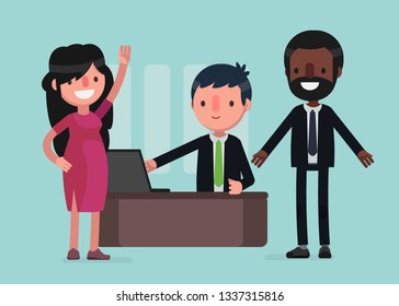 Business people vector illustrator