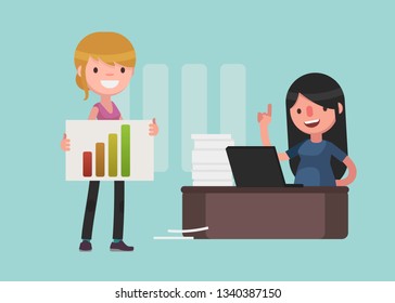 Business people vector illustrator