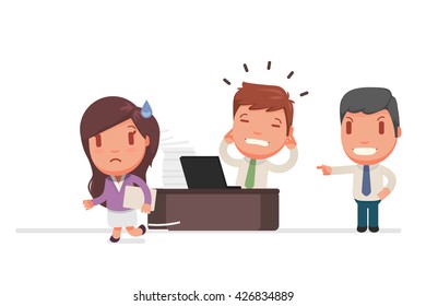 Business people vector set
