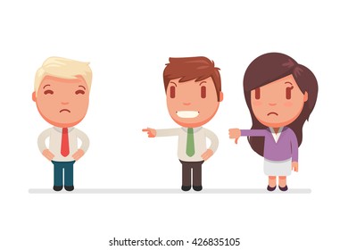 Business people vector set