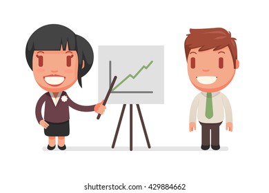 Business people vector set