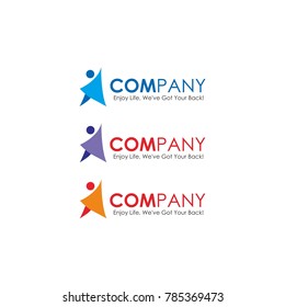 business people vectors logo