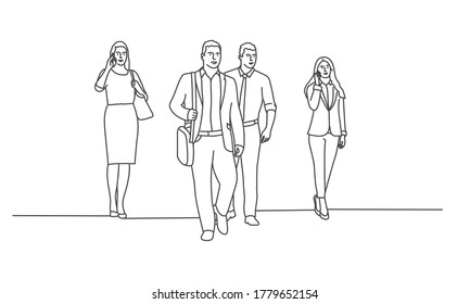 People Holding Hands Line Drawing Vector Stock Vector (royalty Free 