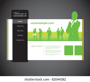 business people website template