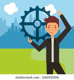 business people work