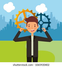 business people work