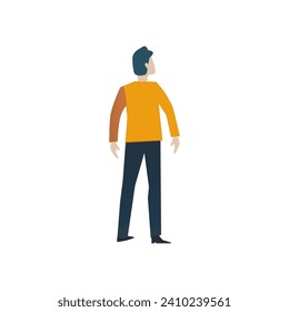 business people work with vector elements business