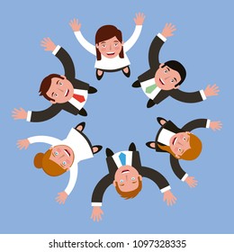 business people working