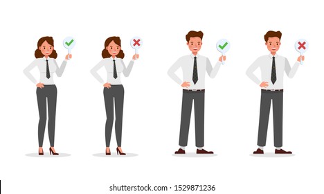 business people working in office character vector design.