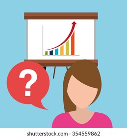 Business people working, vector illustration graphic design