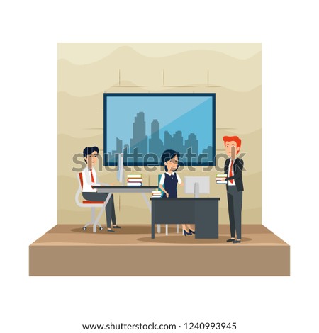 business people in the workplace