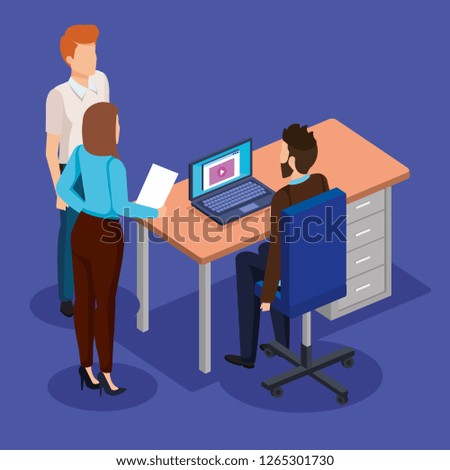 business people in the workplace