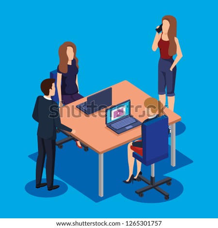 business people in the workplace