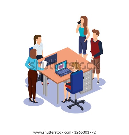 business people in the workplace
