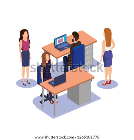 business people in the workplace
