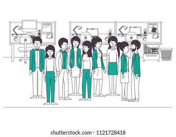 business people in the workplace characters