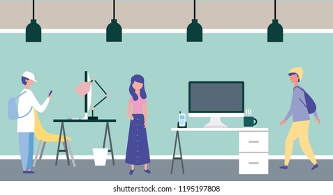 business people workspace